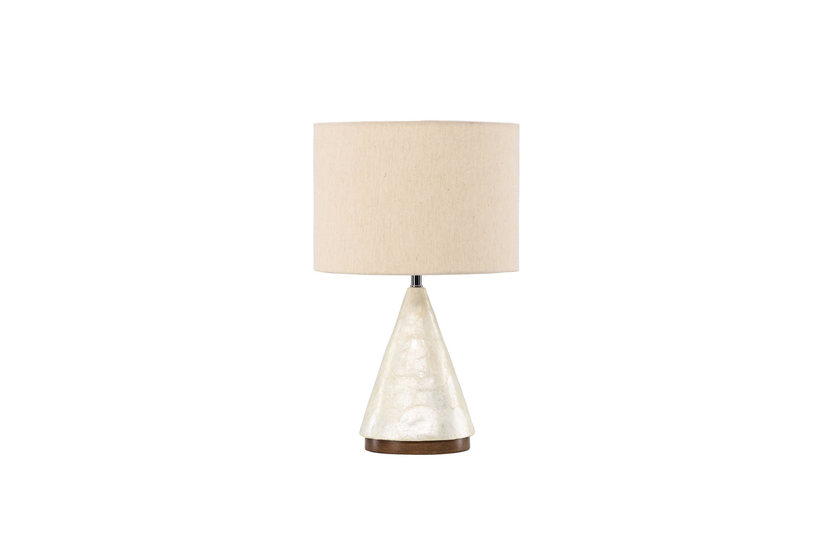 Donsö bordslampa Ø35 cm naturfärgade capizskal