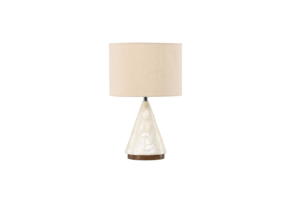 Donsö bordslampa Ø35 cm naturfärgade capizskal