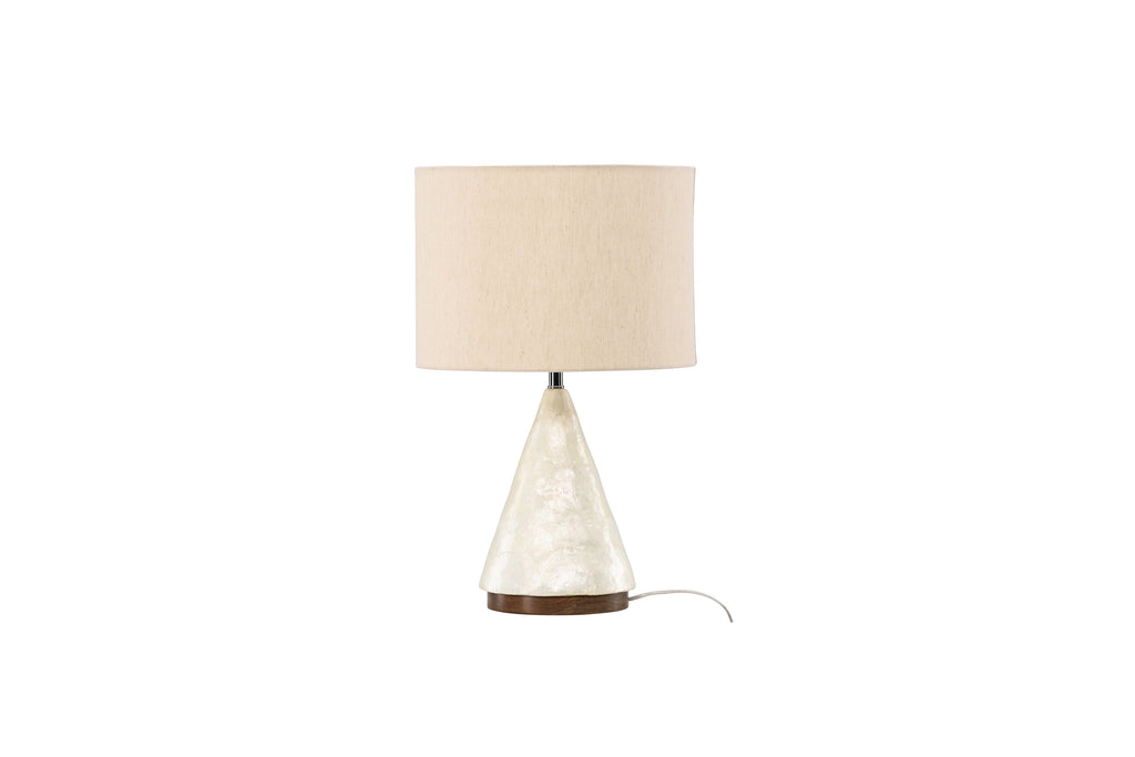 Donsö bordslampa Ø35 cm naturfärgade capizskal