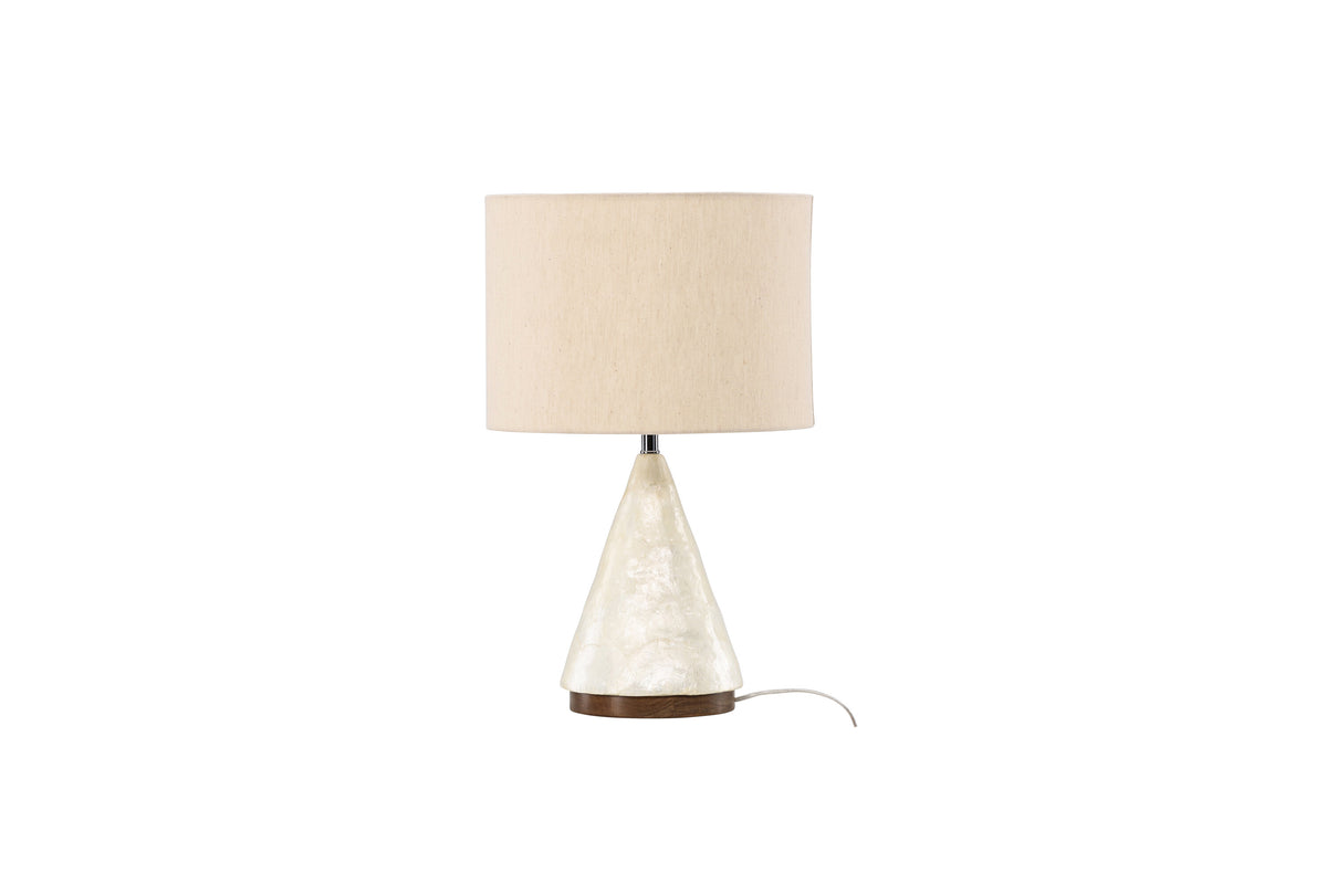 Donsö bordslampa Ø35 cm naturfärgade capizskal