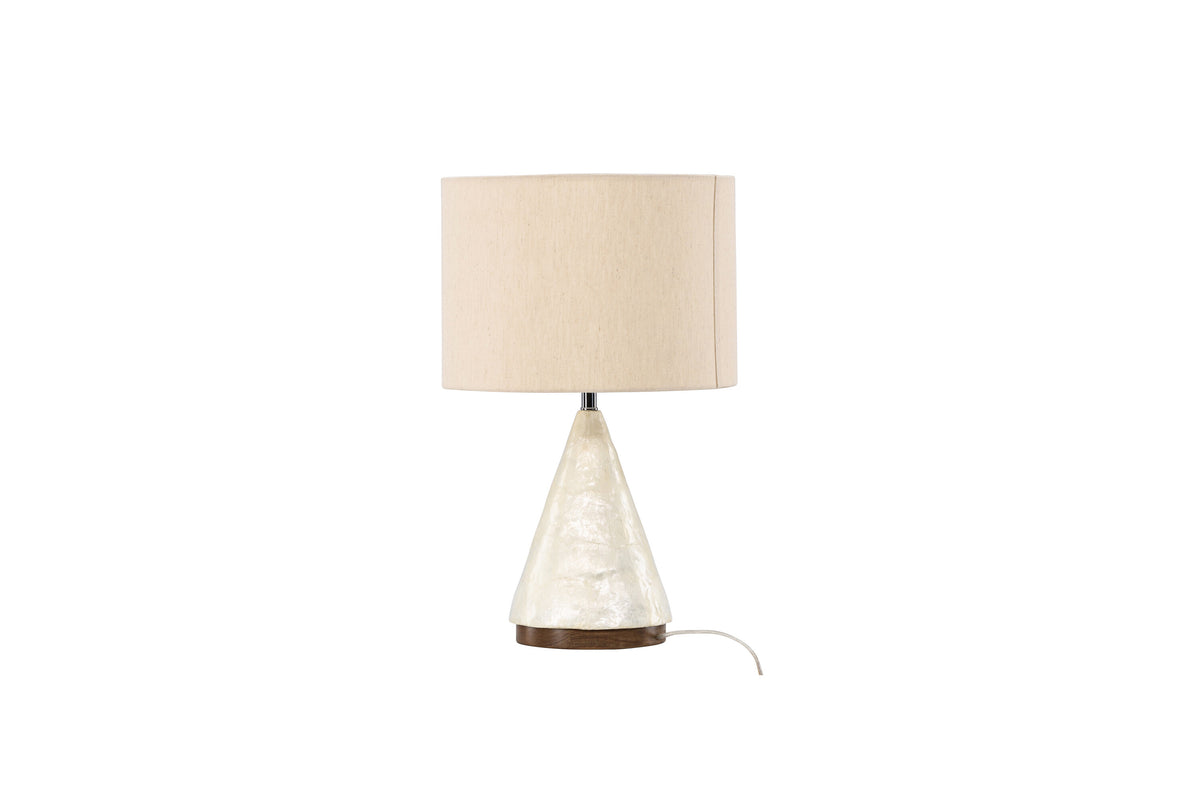 Donsö bordslampa Ø35 cm naturfärgade capizskal
