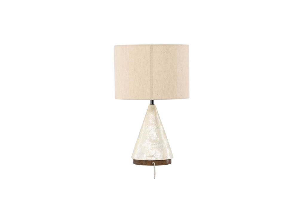 Donsö bordslampa Ø35 cm naturfärgade capizskal