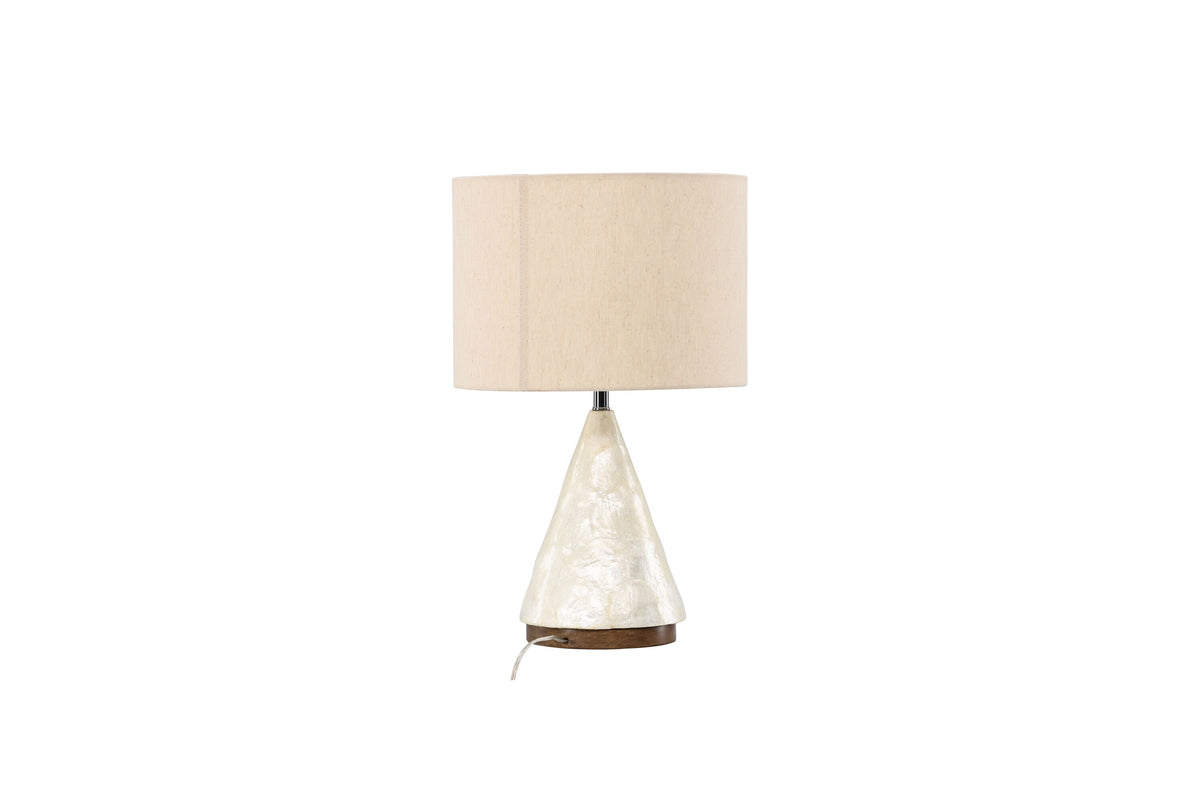 Donsö bordslampa Ø35 cm naturfärgade capizskal