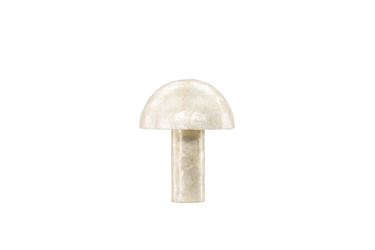 Lindön bordslampa Ø36 cm naturfärgade capizskal