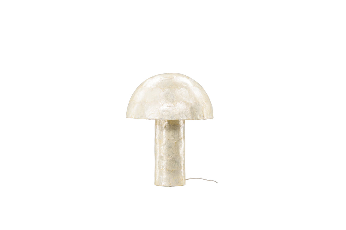 Lindön bordslampa Ø36 cm naturfärgade capizskal
