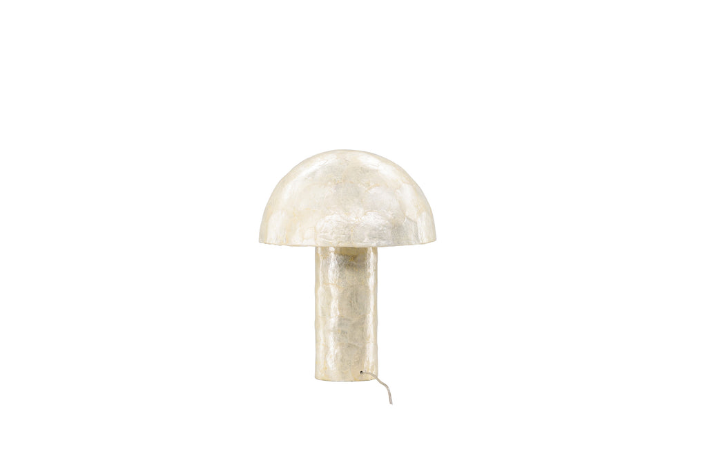 Lindön bordslampa Ø36 cm naturfärgade capizskal