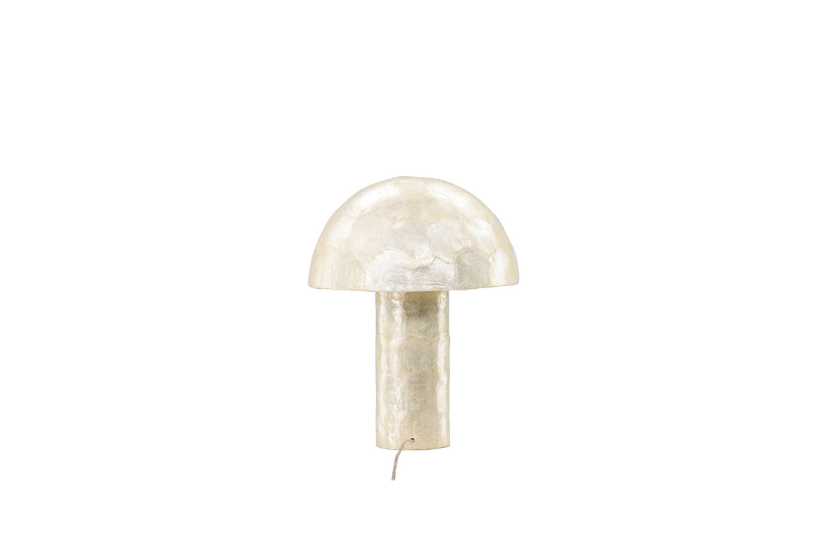 Lindön bordslampa Ø36 cm naturfärgade capizskal