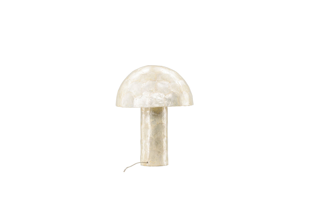 Lindön bordslampa Ø36 cm naturfärgade capizskal