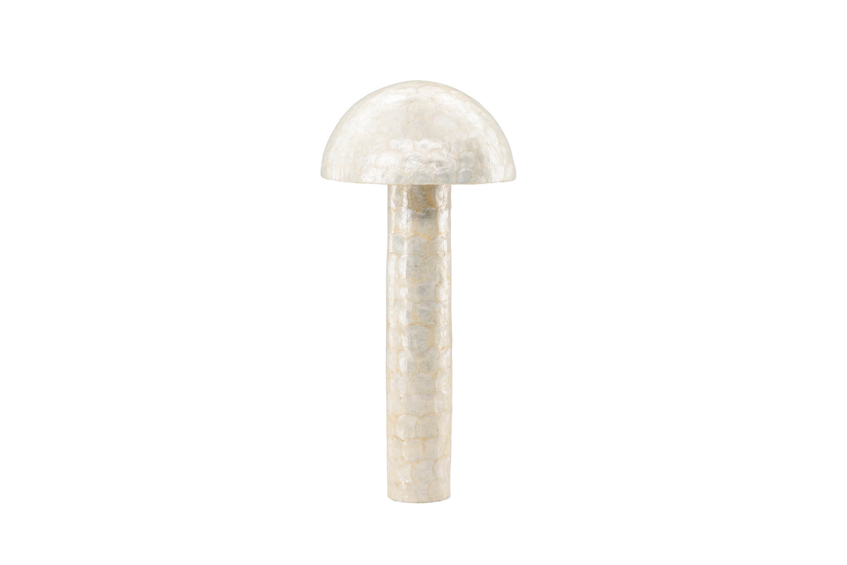Lindön golvlampa Ø55 cm naturfärgade capizskal