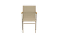 Mexico matstol 6-pack beige teak