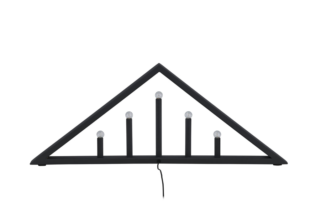 Sankt Anton bordslampa mattsvart metall