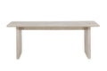 Vail matbord 100x200 cm beige marmorimitation