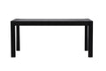Slider matbord 250x95x75 cm svart ekfaner