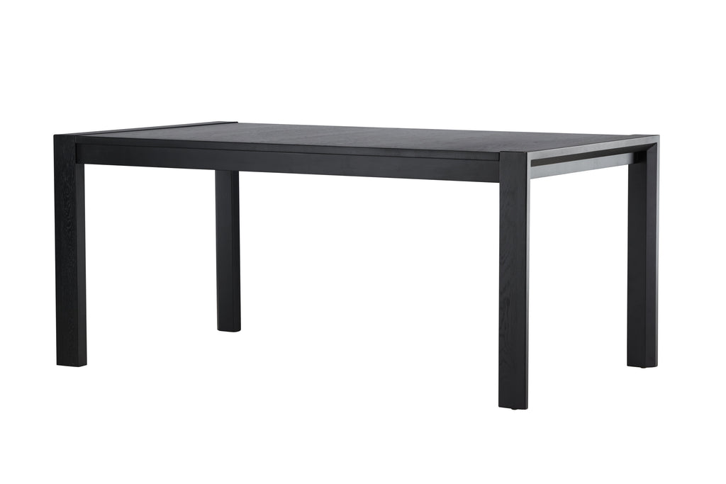 Slider matbord 250x95x75 cm svart ekfaner