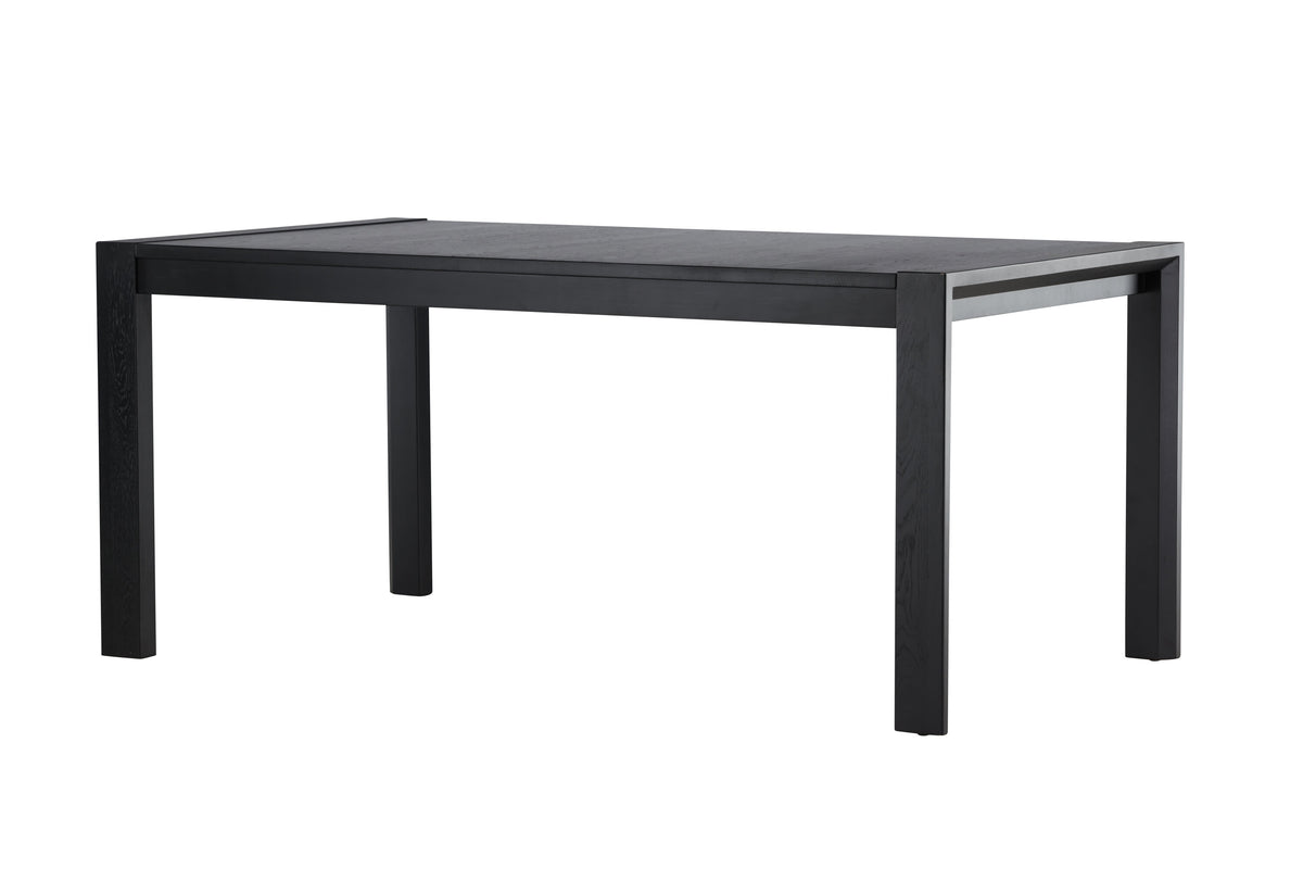 Slider matbord 250x95x75 cm svart ekfaner