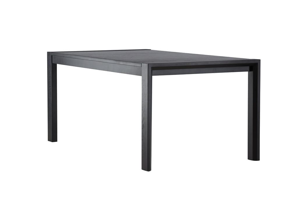 Slider matbord 250x95x75 cm svart ekfaner