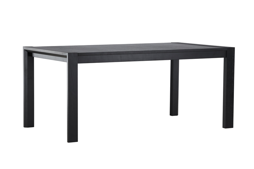 Slider matbord 250x95x75 cm svart ekfaner
