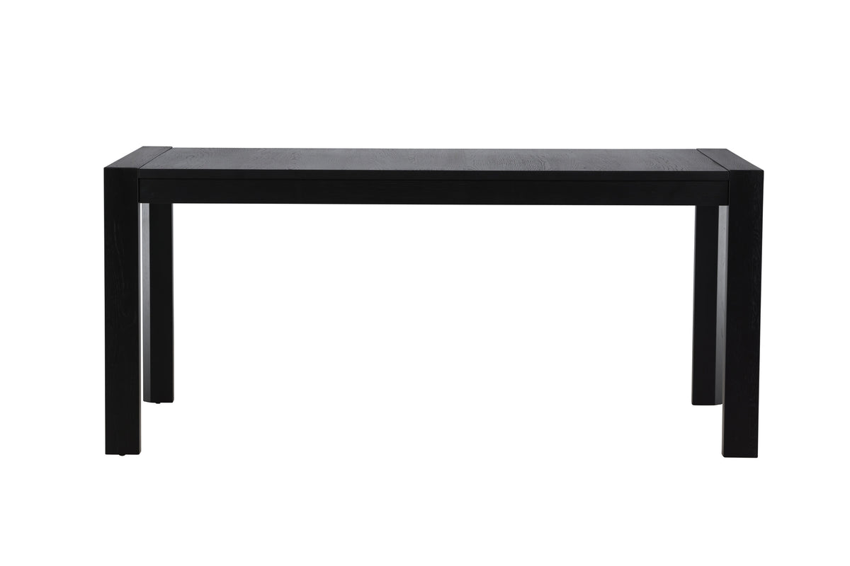 Slider matbord 250x95x75 cm svart ekfaner