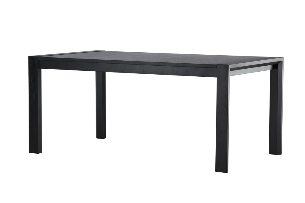 Slider matbord 250x95x75 cm svart ekfaner