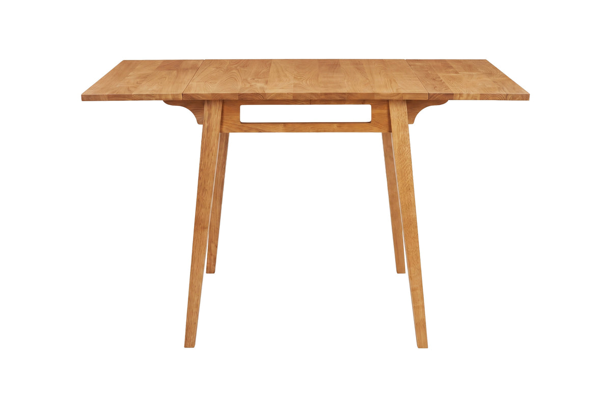 Yakidon matbord 60x60 cm ekmönstrad MDF och gummiträ