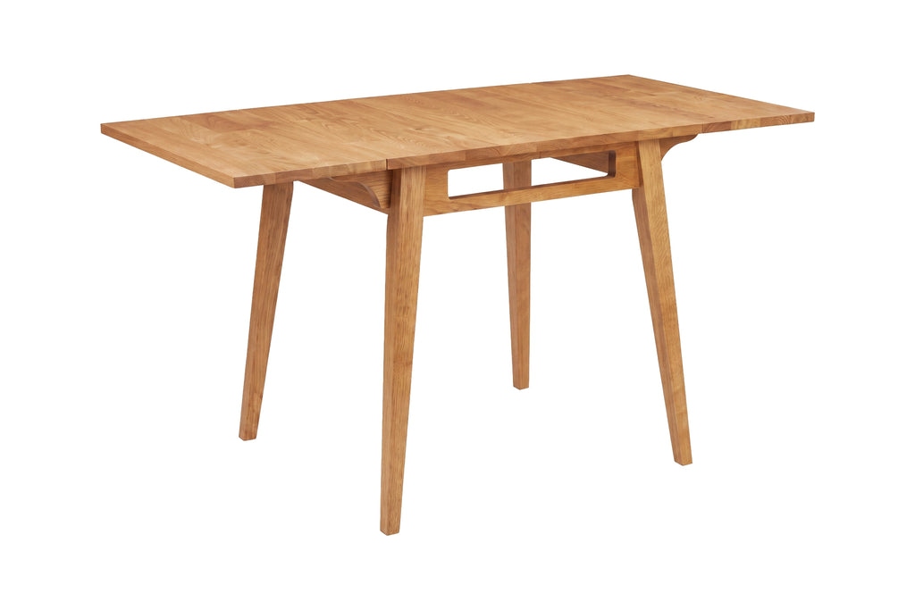 Yakidon matbord 60x60 cm ekmönstrad MDF och gummiträ