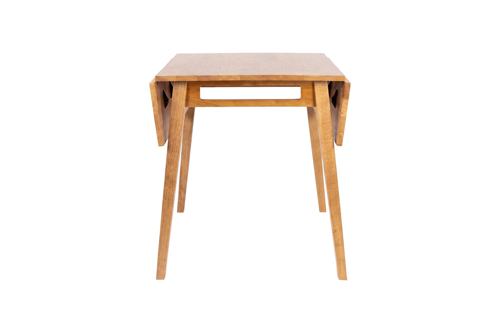 Yakidon matbord 60x60 cm ekmönstrad MDF och gummiträ