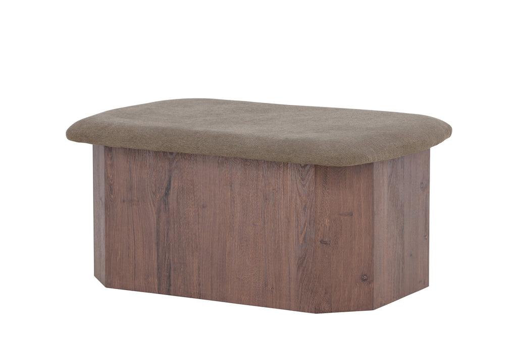 Todd fotpall mockabrun/brun