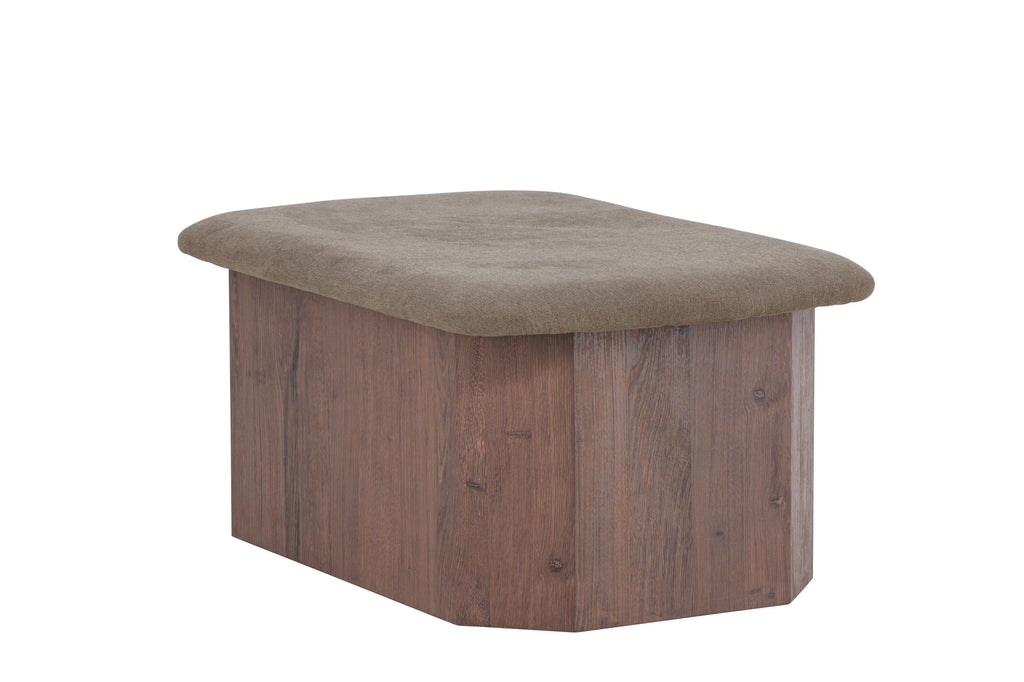 Todd fotpall mockabrun/brun