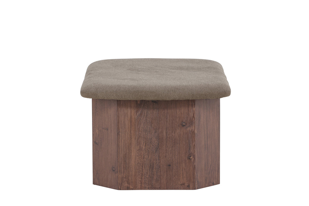 Todd fotpall mockabrun/brun