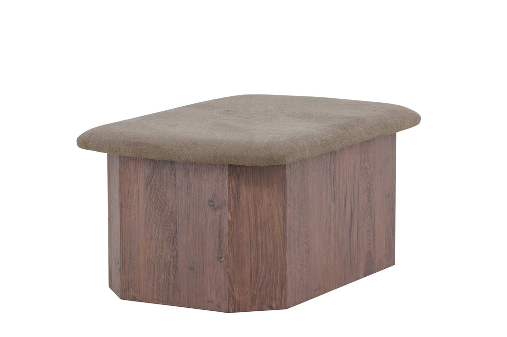 Todd fotpall mockabrun/brun