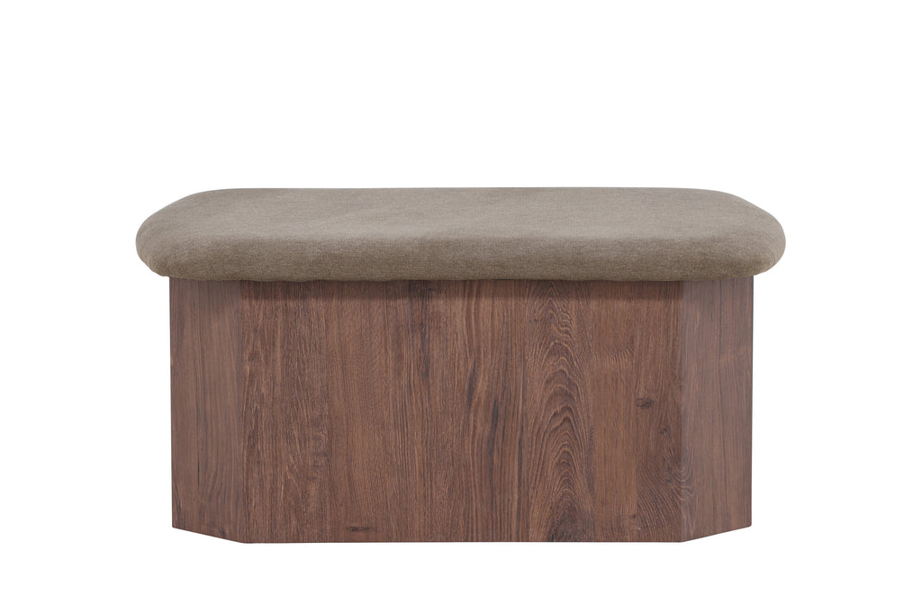 Todd fotpall mockabrun/brun