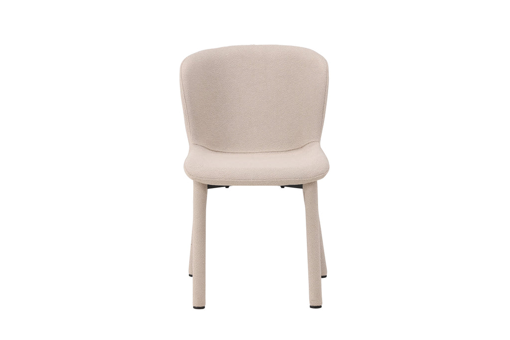 Astoria matstol 2-pack beige bouclé