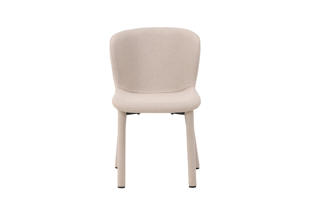 Astoria matstol 2-pack beige bouclé