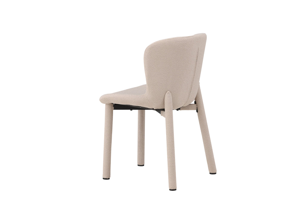 Astoria matstol 2-pack beige bouclé