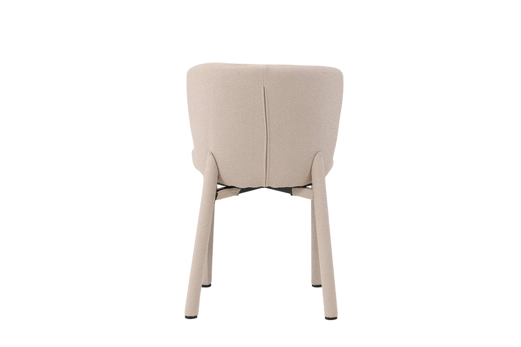 Astoria matstol 2-pack beige bouclé