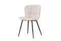Lily matstol 2-pack svart och beige