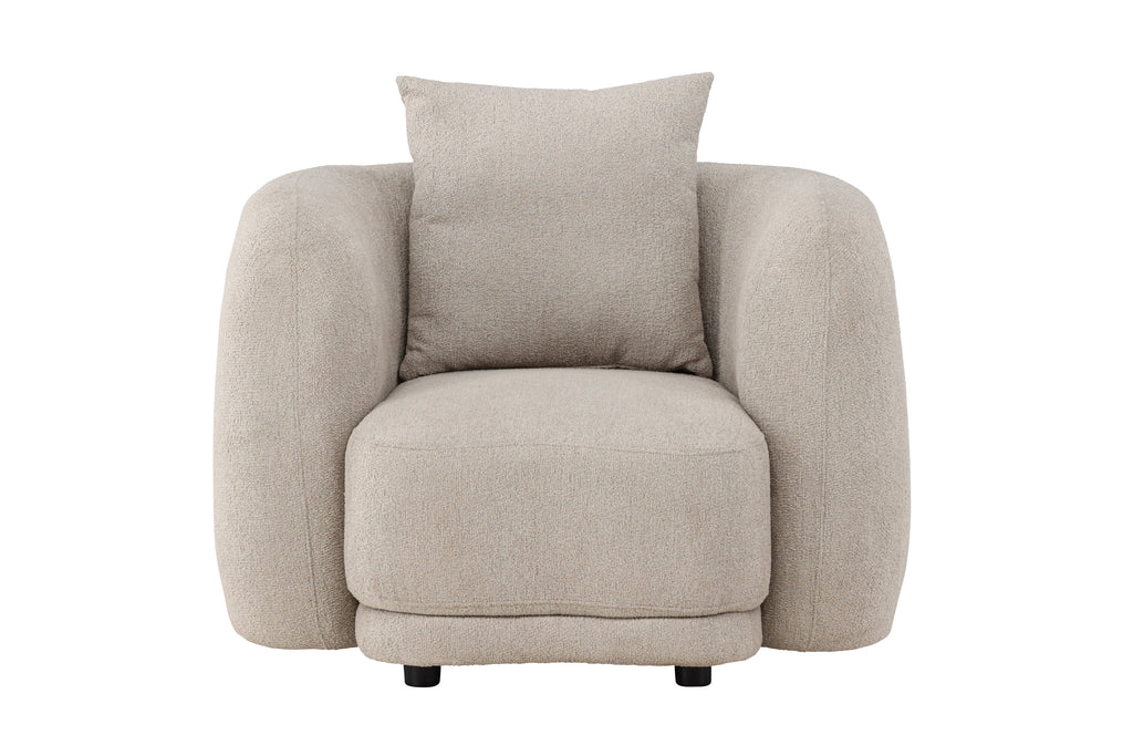 Cielo fåtölj beige bouclé