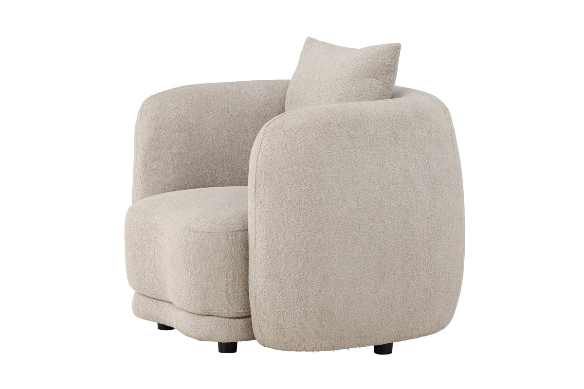 Cielo fåtölj beige bouclé