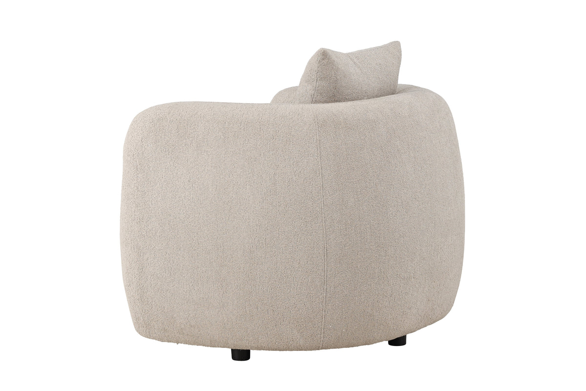 Cielo fåtölj beige bouclé