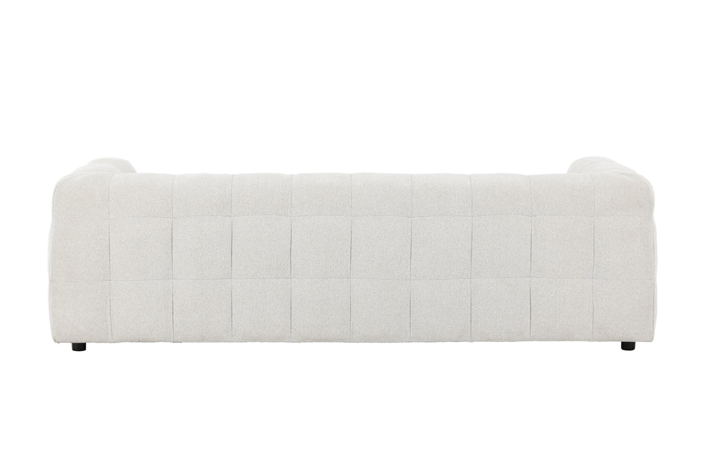 Malou tresitssoffa beige tyg