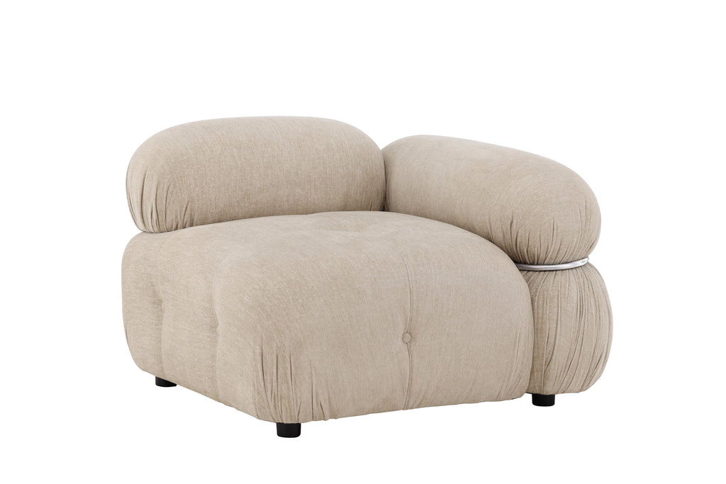 Mika hörnmodul vänster beige