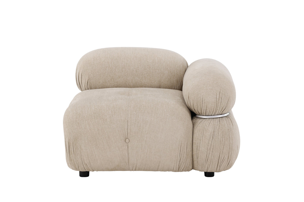 Mika hörnmodul vänster beige