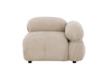 Mika hörnmodul vänster beige