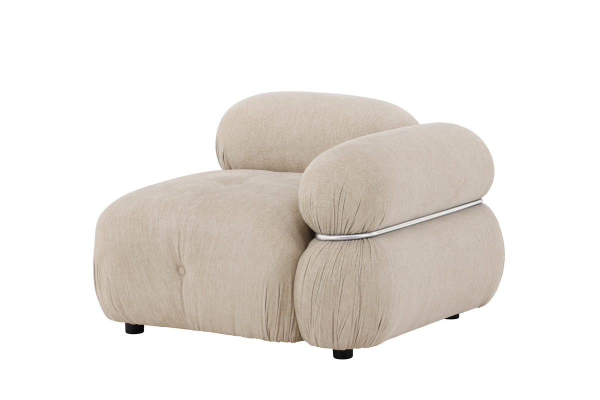 Mika hörnmodul vänster beige
