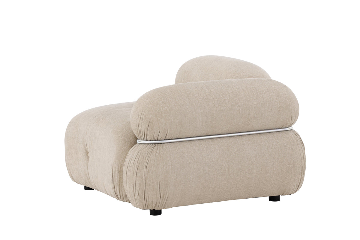 Mika hörnmodul vänster beige