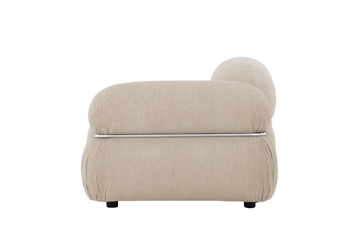Mika hörnmodul vänster beige