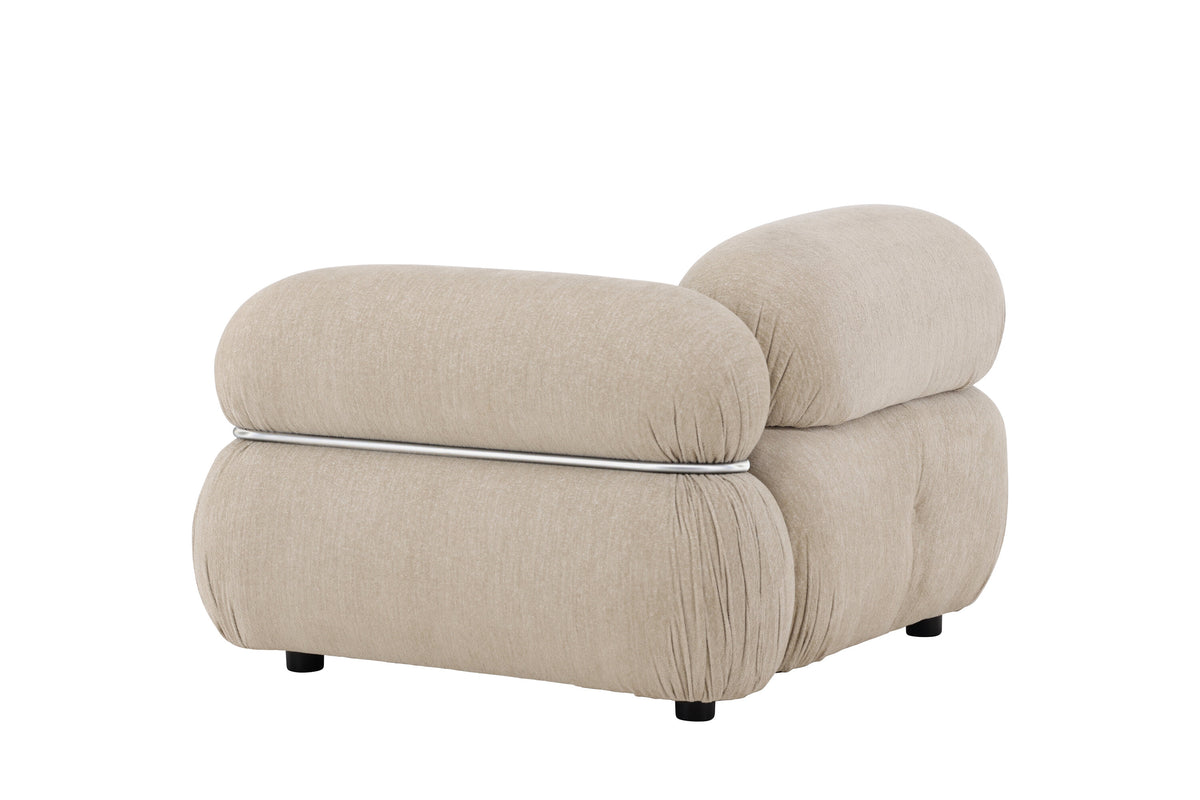Mika hörnmodul vänster beige