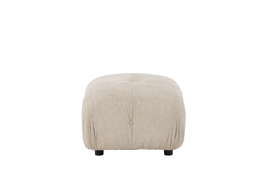 Mika fotpall till modulsoffa beige