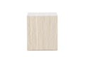 York soffbord 45x40x40 cm beige med travertinimitation