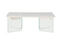 Ester soffbord 120x80x42 cm glas och betongimitation